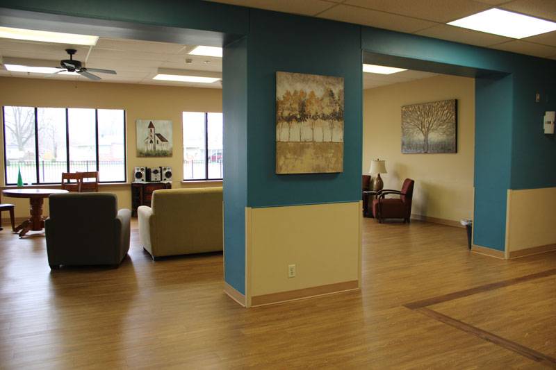 An interior shot of the Eldorado Rehab and Healthcare facility, from the Eldorado Gallery
